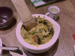 青椒皮蛋擂茄子-香园茶社·金陵小灶(老门东店)