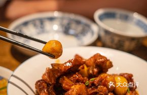 Sweet and Sour Pork Ribs with Fried Egg Balls