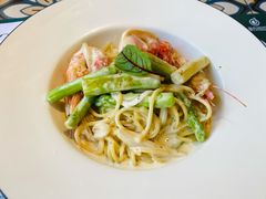 芦笋鲜虾白汁意面-静香HOUSE·全时段融合餐厅(七星欢乐颂店)
