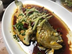 葱油大黄鱼-阿杰臻选海鲜饭店(普陀山店)