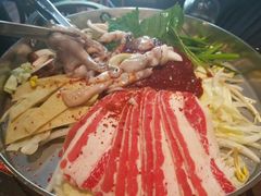 铁板章鱼猪五花-青松大叔的店(东财店)