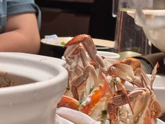 海鸭蛋蒸螃蟹-佬太公海鸭·海鲜大排档(上海总店)