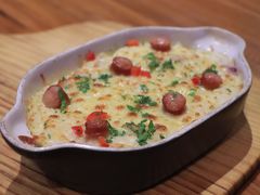 蘑菇香肠焗饭-彼芝奇比萨(红坊店)