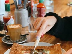 鸡蛋蘑菇熏肉荞麦可丽饼-RAC BAR(安福路店)