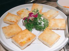 香煎鱼饼-淘米捞·米汤脆鲩鱼火锅(福田皇岗店)