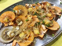 扇贝-霞涌市场海鲜摆卖区