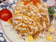 炸温泉蛋土豆泥沙律-仙隐小鹿中華の日料(正弘城店)