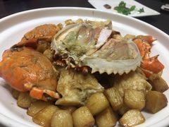 豆酱焗蟹-大林苑世家精细潮州菜