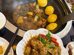 -土灶台东北大块肉烧烤(风景城邦店)
