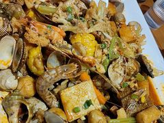 -东来菜馆•手抓海鲜家常菜•海鲜锅贴(鸽子窝店)