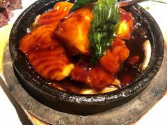 石锅烹银鳕鱼-玫瑰厅上海菜(兴国路店)