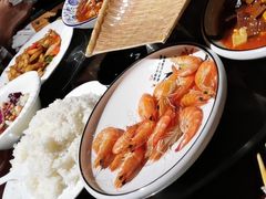 -东来菜馆•手抓海鲜家常菜•海鲜锅贴(鸽子窝店)