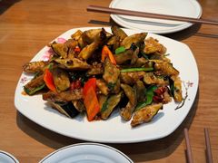 风味茄子-春水锅贴·传统鲁菜(大明湖店)