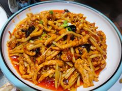-东来菜馆•手抓海鲜家常菜•海鲜锅贴(鸽子窝店)