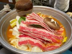 牛肉泡菜火锅-菊上料理(蜀山银泰百货店)