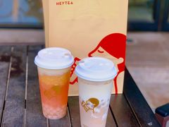 热芋泥波波鲜奶-喜茶(青岛金狮广场店)