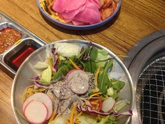 -明洞阿姨·韩式酱蟹烤肉·创意料理(三元桥店)