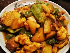 排骨豆角土豆粘卷子-粗粮人家·东北菜(洋桥店)