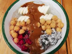 招牌火蕉翻砂冰粉-甜心闲生传统手工冰粉(人民广场店)