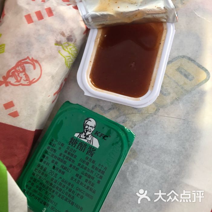肯德基甜辣酱图片-北京快餐简餐-大众点评网