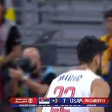 2019篮球世界杯5-8名排位赛，美国在最多落后25