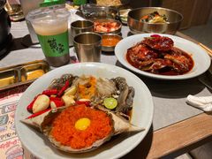 -草家酱蟹炭火烤肉店(珲春南路一店)