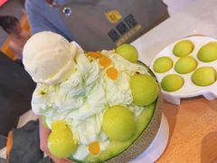 哈密瓜绵绵冰-糖糖屋•糖水•雪花冰店(时尚天河店)