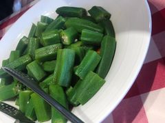 葱油炒秋葵-西贝莜面村(金隅嘉品mall店)