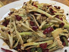 干煸花菜-百味地锅鸡(铜山路店)