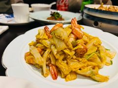 明虾烧菜芯-东莱馋房(陆家嘴店)