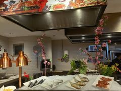 自助取餐区-广州希尔顿逸林酒店-OPEN開·全日制餐厅·海鲜·小火锅·自助餐(东风路店)