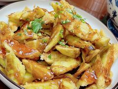 炸茄子-爷爷的烀饼店