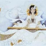 中国女神的韵味，藏在她的工笔画里🎨🎨