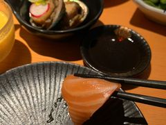 三文鱼腩刺身-王鼎精致料理铁板烧(世博源店)