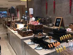 自助取餐区-菲住布渴酒店自助餐厅(阿里巴巴西溪园区店)