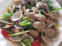 葱油爆炒花甲螺-潘先生平价海鲜城(神州半岛店)