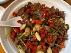 小炒黄牛肉-芳华轩•客家菜馆(梧桐山店)