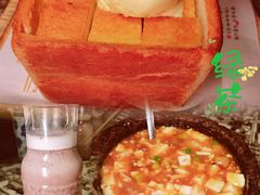 石锅鸡汤豆腐-绿茶餐厅(朝阳大悦城店)