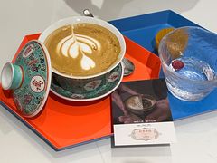 桂花乌龙鸳鸯拿铁-茶是一枝花泡茶店