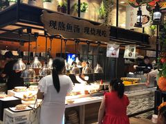 自助取餐区-好人民间小吃·番茄鱼酸菜鱼(木渎悠方店)