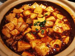 麻婆豆腐烧水潺-恭喜上堓砂锅焗·海鲜大排档(闵行龙湖店)