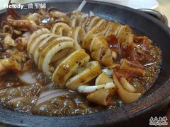 鐵板黑椒魷魚-广记餐厅(万福路店)