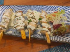 炭烤鸡肉串配酸奶黄瓜酱-帕歌西班牙餐厅paco tapas