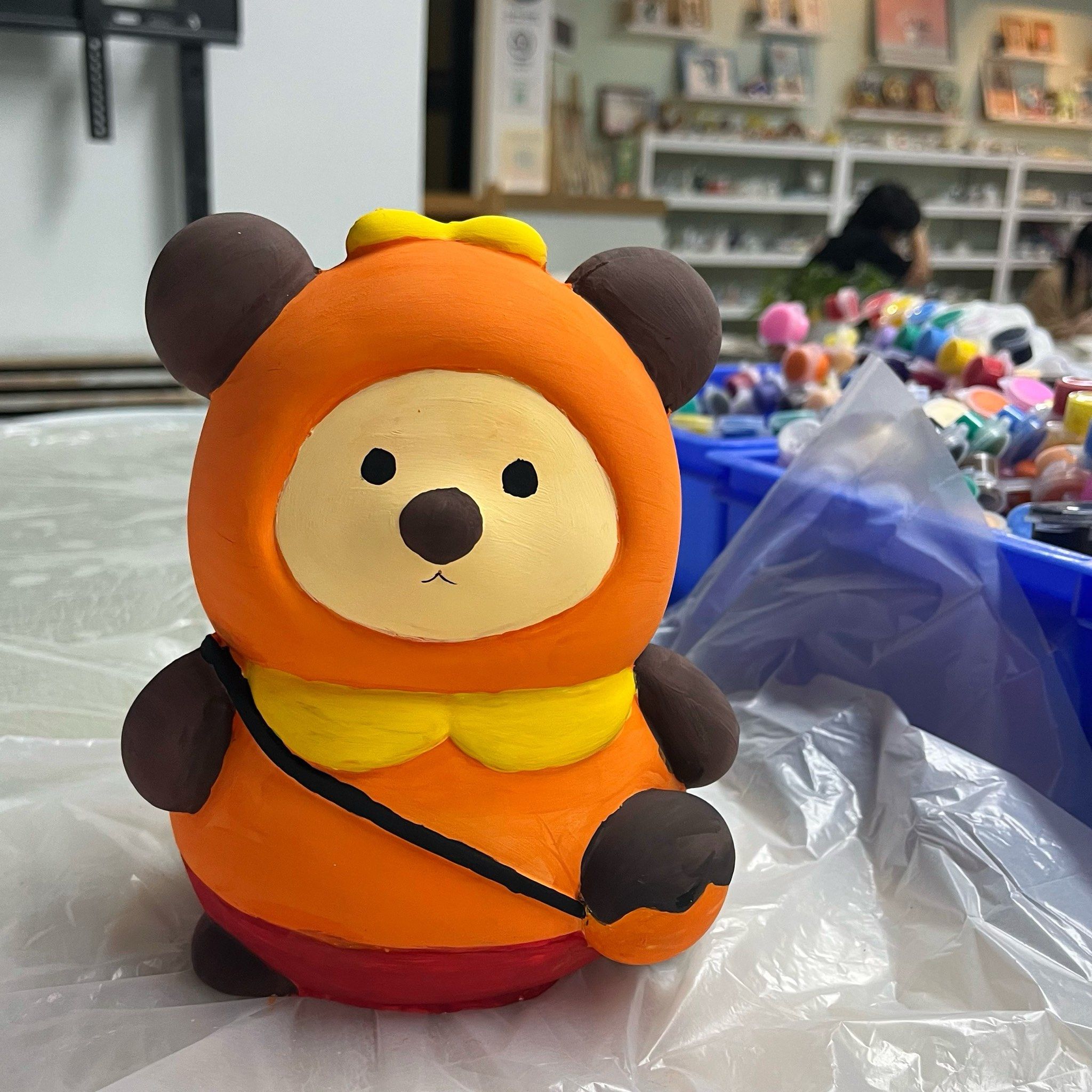 可可爱爱的石膏娃娃上色 🎨