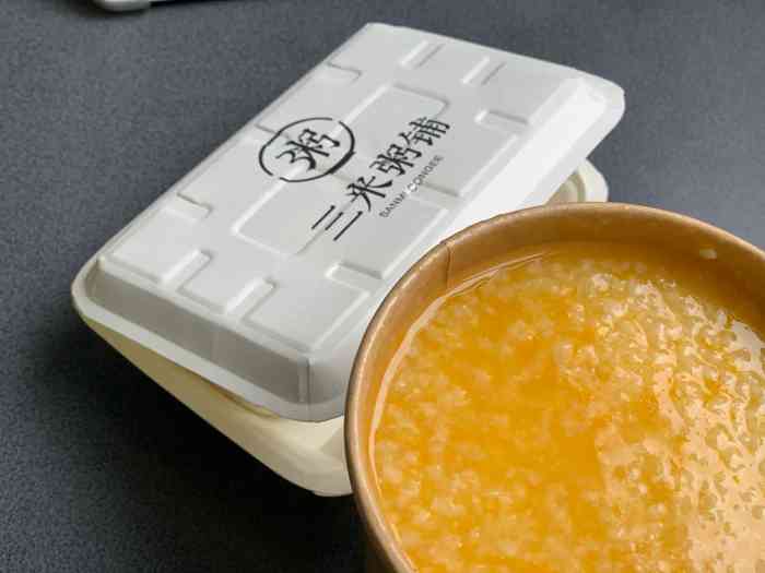 三米粥铺(中关村店)-"加班点的外卖,觉得很久没喝粥了,在曼玲粥.