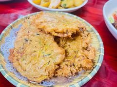 特色南瓜丝饼-芦茨金富饭庄·25年老字号·专做稻草鸡
