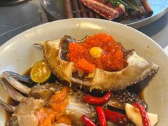 -草家酱蟹炭火烤肉店(珲春南路一店)