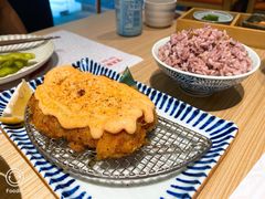 元祖咖喱熔岩猪排蛋包饭-堂本家·二代目·炸猪排(Express东海店)