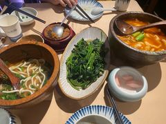 炝炒地瓜叶-山石榴·贵州菜(丰盛里店)