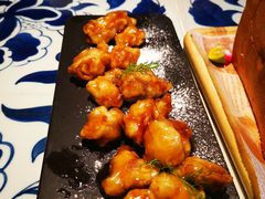 雪花糖醋里脊-绿茶餐厅(王府井永宁门店)